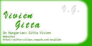 vivien gitta business card